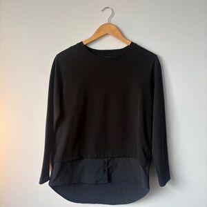 Athleta Galleria 2.0 black shirt M/P